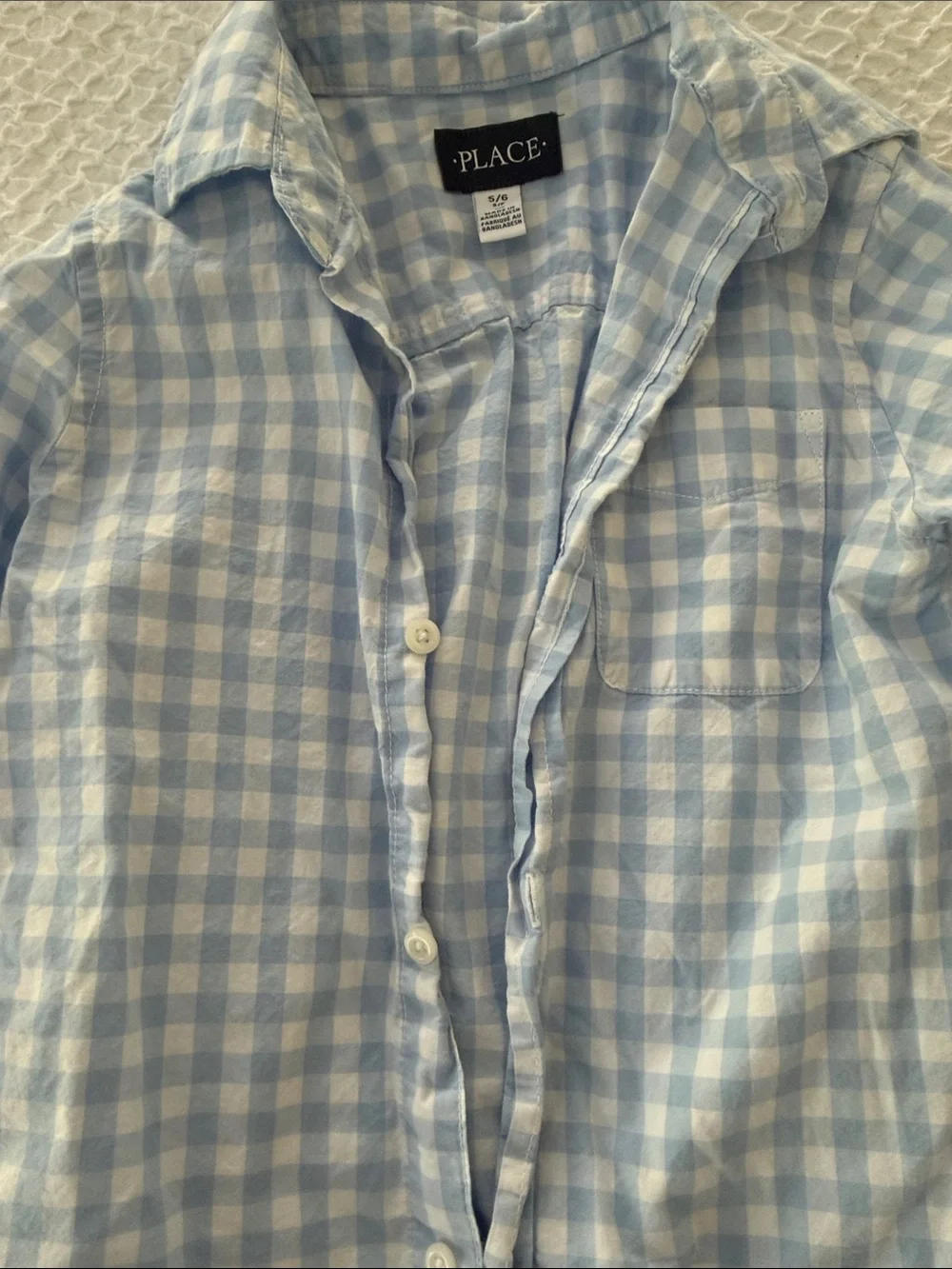 The Childrens Place classic gingham